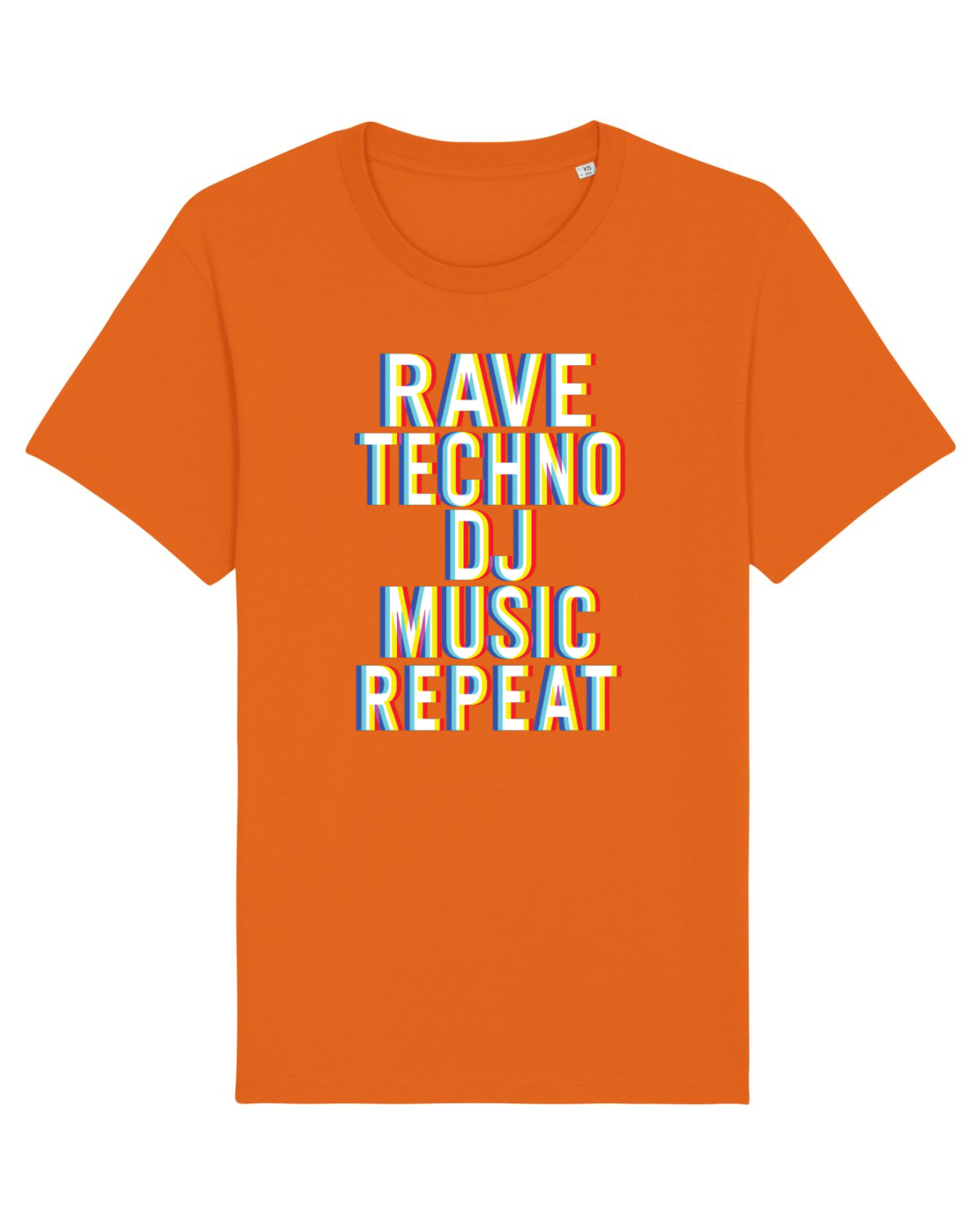 Tricou mânecă scurtă Unisex Rocker Bright Orange