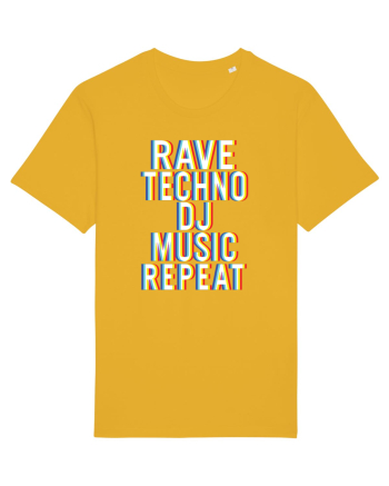 Rave Techno DJ Music Repeat Spectra Yellow