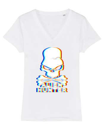Skull Alien Hunter White