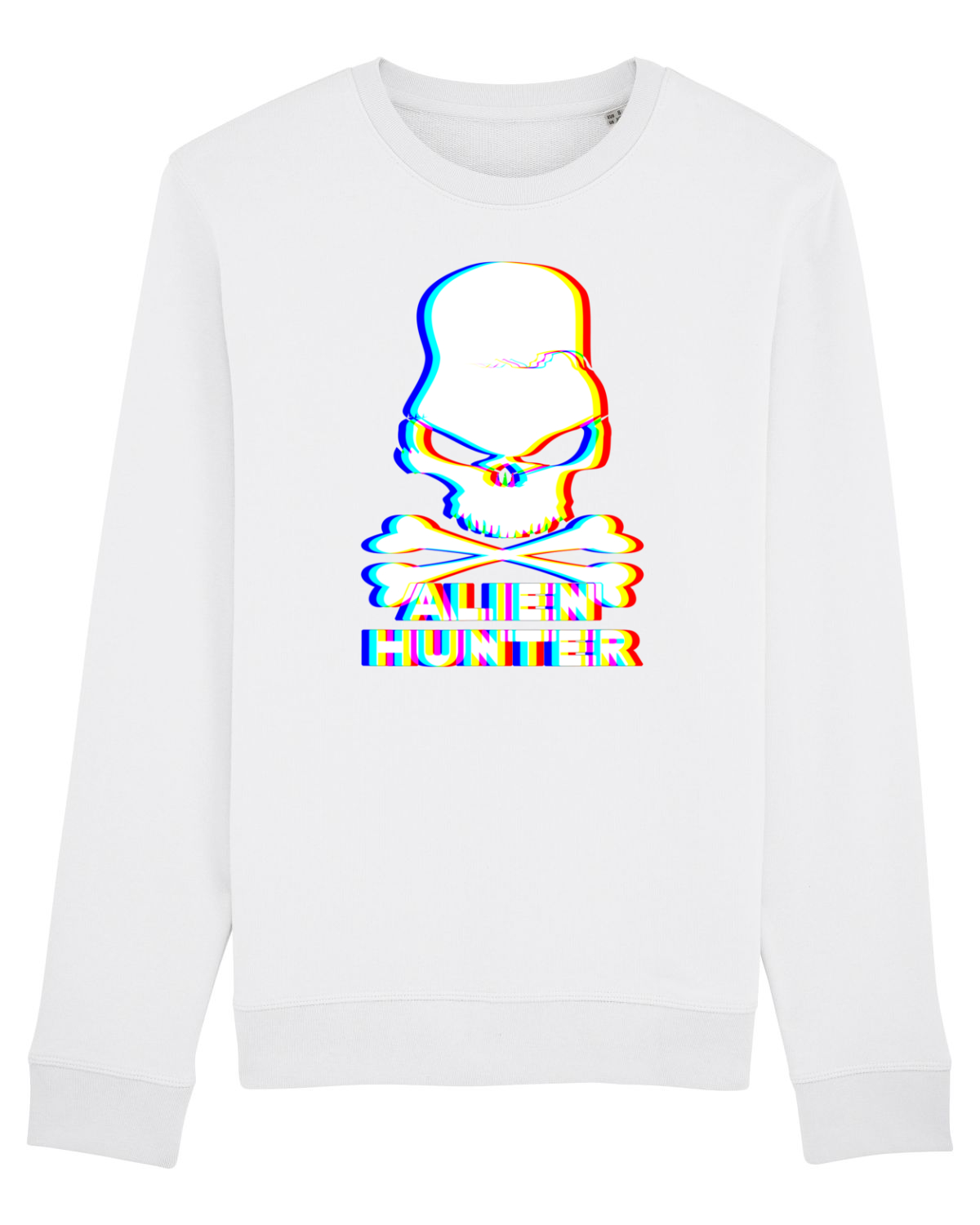 Bluză mânecă lungă Unisex Rise White