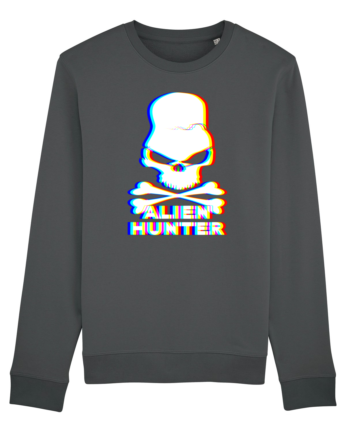 Bluză mânecă lungă Unisex Rise Anthracite