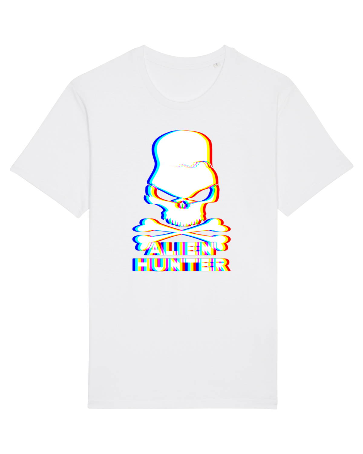 Tricou mânecă scurtă Unisex Rocker White