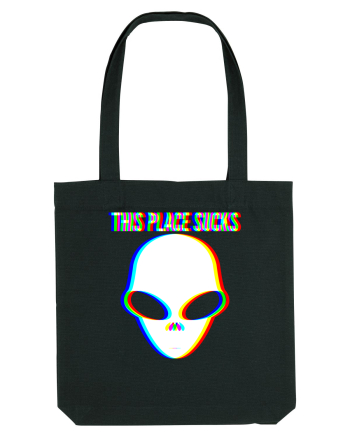 This Place Sucks Alien Black