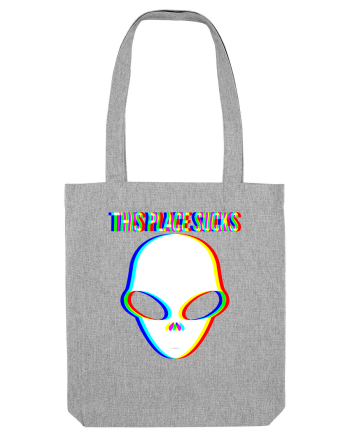 This Place Sucks Alien Heather Grey