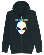 This Place Sucks Alien Hanorac cu fermoar Unisex Connector