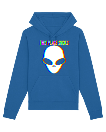 This Place Sucks Alien Royal Blue