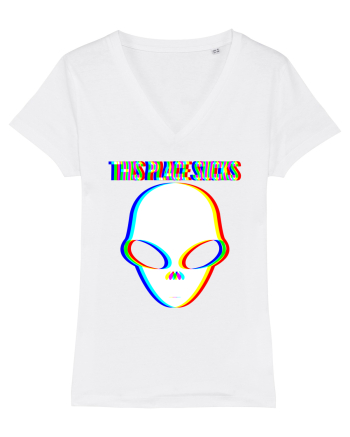 This Place Sucks Alien White