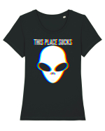 This Place Sucks Alien Tricou mânecă scurtă guler larg fitted Damă Expresser