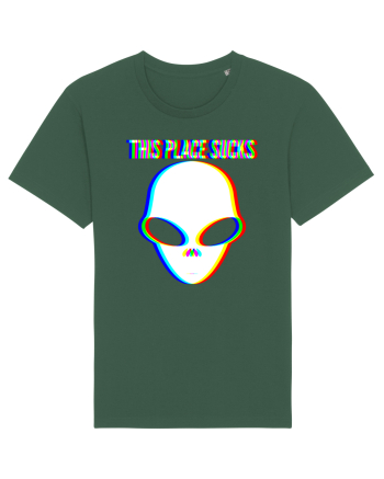 This Place Sucks Alien Bottle Green