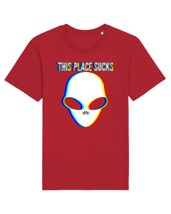 This Place Sucks Alien Red