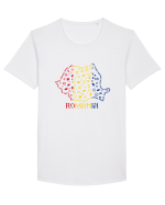 ROMANIA Tricou mânecă scurtă guler larg Bărbat Skater