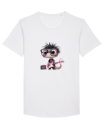 Pink Punk -lizard 1 Tricou mânecă scurtă guler larg Bărbat Skater