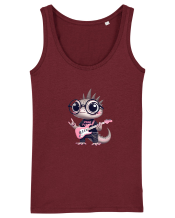 Pink Punk -lizard 2 Burgundy