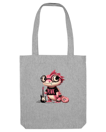 Pink Punk -lizard 3 Heather Grey