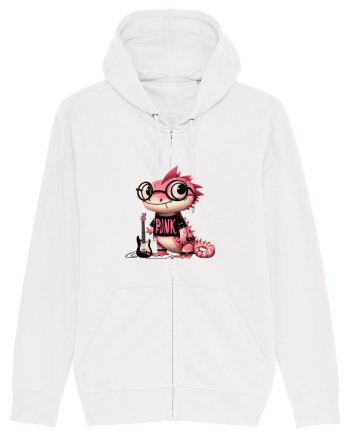 Pink Punk -lizard 3 White