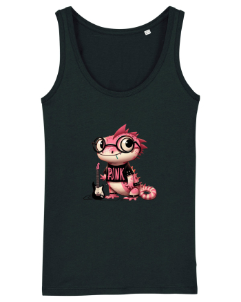 Pink Punk -lizard 3 Black