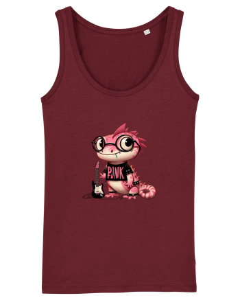 Pink Punk -lizard 3 Burgundy
