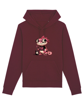 Pink Punk -lizard 3 Burgundy