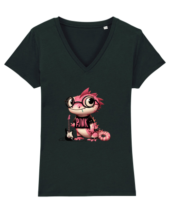 Pink Punk -lizard 3 Black