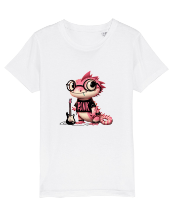 Pink Punk -lizard 3 White