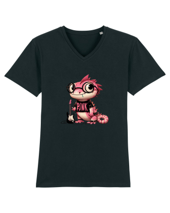 Pink Punk -lizard 3 Black