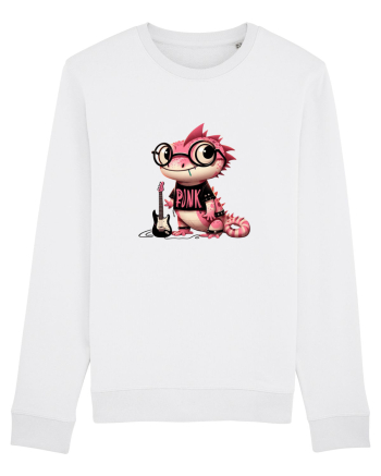 Pink Punk -lizard 3 White