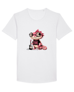 Pink Punk -lizard 3 Tricou mânecă scurtă guler larg Bărbat Skater