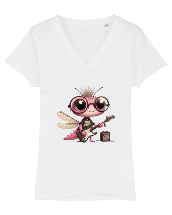 Pink Punk -dragonfly 1 White