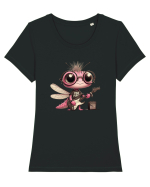 Pink Punk -dragonfly 1 Tricou mânecă scurtă guler larg fitted Damă Expresser