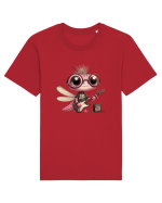 Pink Punk -dragonfly 1 Tricou mânecă scurtă Unisex Rocker