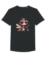Pink Punk -dragonfly 1 Tricou mânecă scurtă guler larg Bărbat Skater