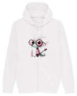 Pink Punk -dragonfly 2 Hanorac cu fermoar Unisex Connector