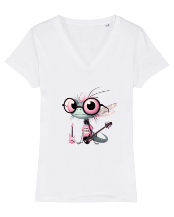 Pink Punk -dragonfly 2 White