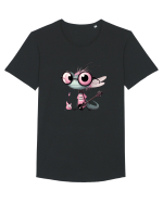 Pink Punk -dragonfly 2 Tricou mânecă scurtă guler larg Bărbat Skater