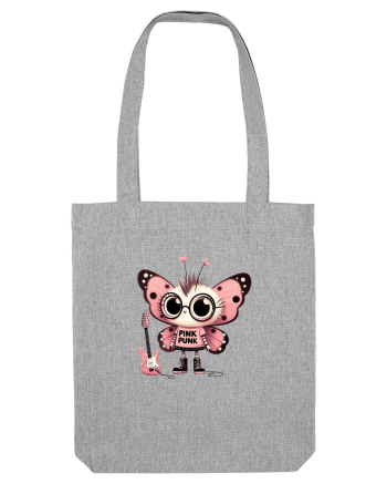 Pink Punk -butterfly 1 Heather Grey