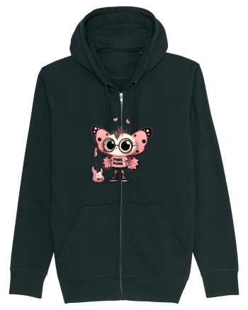Pink Punk -butterfly 1 Black