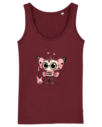Pink Punk -butterfly 1 Burgundy