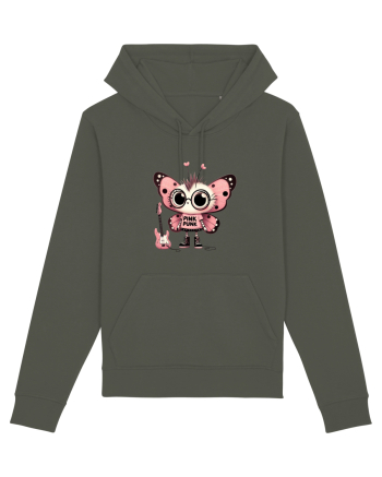 Pink Punk -butterfly 1 Khaki