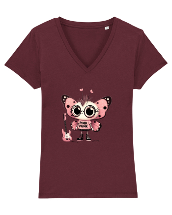 Pink Punk -butterfly 1 Burgundy