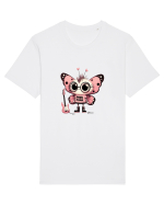 Pink Punk -butterfly 1 Tricou mânecă scurtă Unisex Rocker