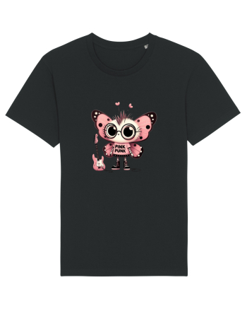 Pink Punk -butterfly 1 Black