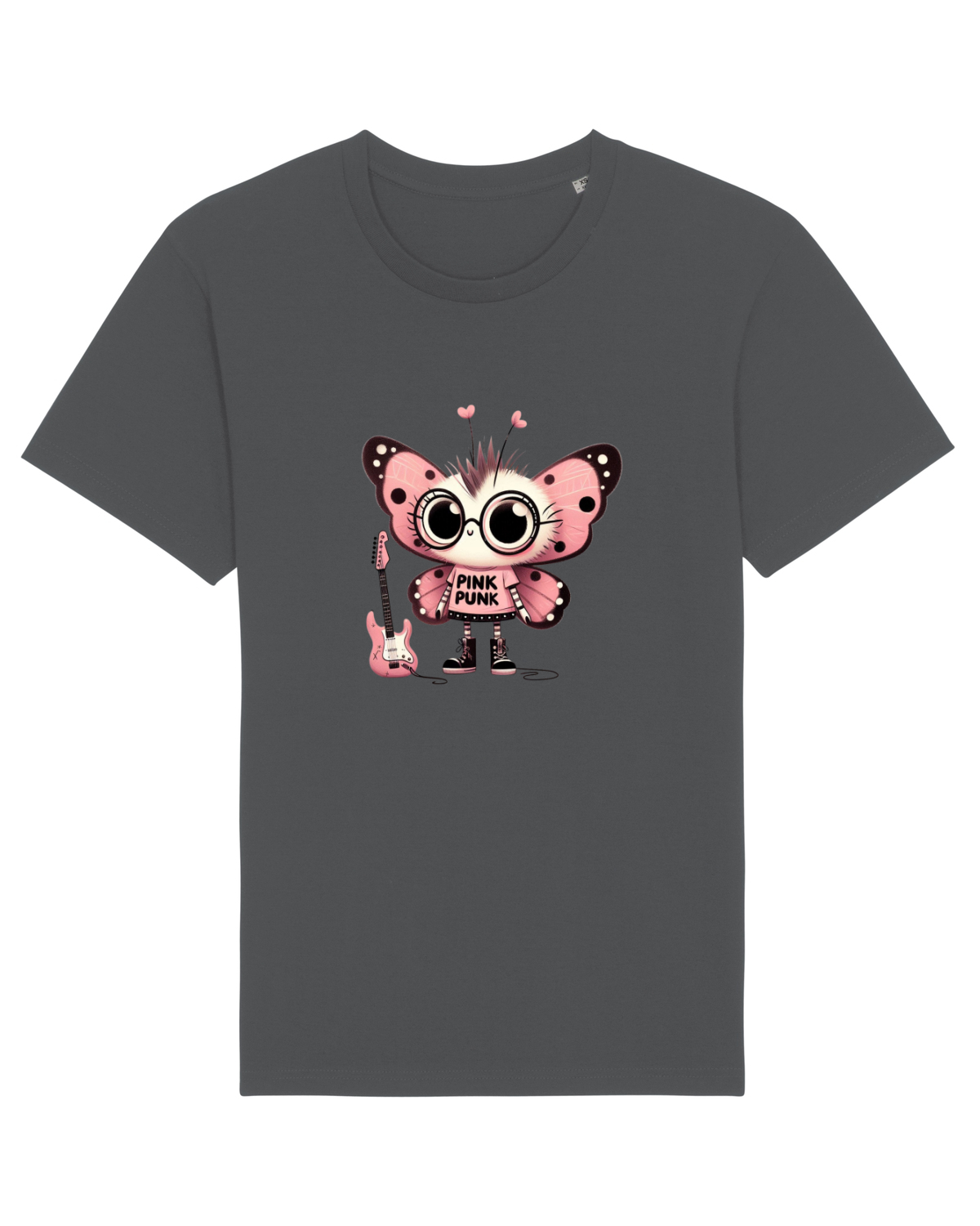 Tricou mânecă scurtă Unisex Rocker Anthracite