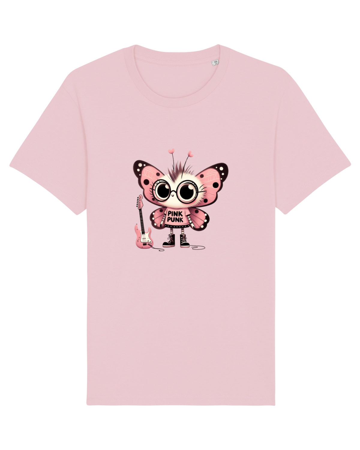 Tricou mânecă scurtă Unisex Rocker Cotton Pink