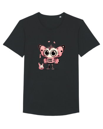 Pink Punk -butterfly 1 Black