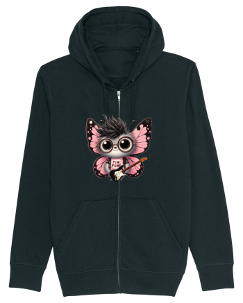 Pink Punk -butterfly 2 Black