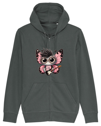 Pink Punk -butterfly 2 Anthracite