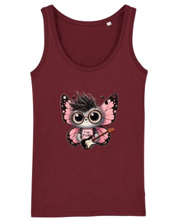 Pink Punk -butterfly 2 Burgundy