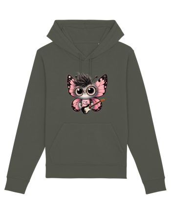 Pink Punk -butterfly 2 Khaki