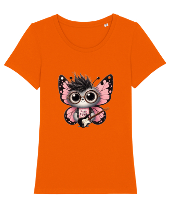 Pink Punk -butterfly 2 Bright Orange