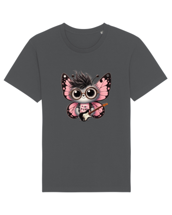 Pink Punk -butterfly 2 Anthracite